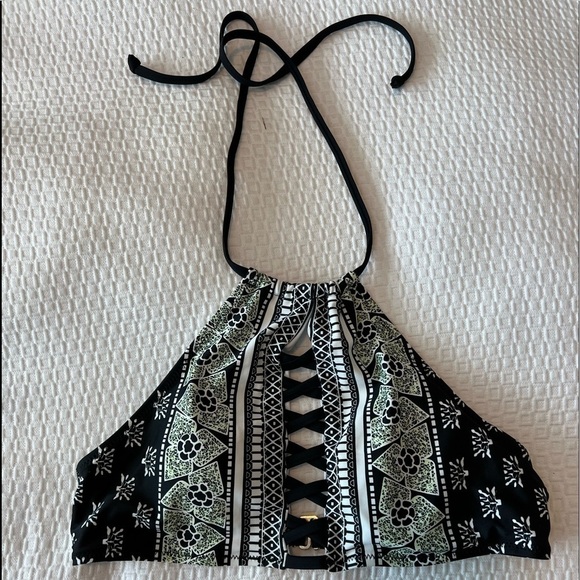 Cupshe Bikini Swim Top Halter Size M - Picture 2 of 13